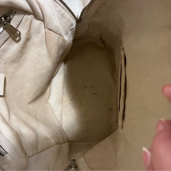 Gucci Ivory Embossed Backpack - Picture 10 of 16